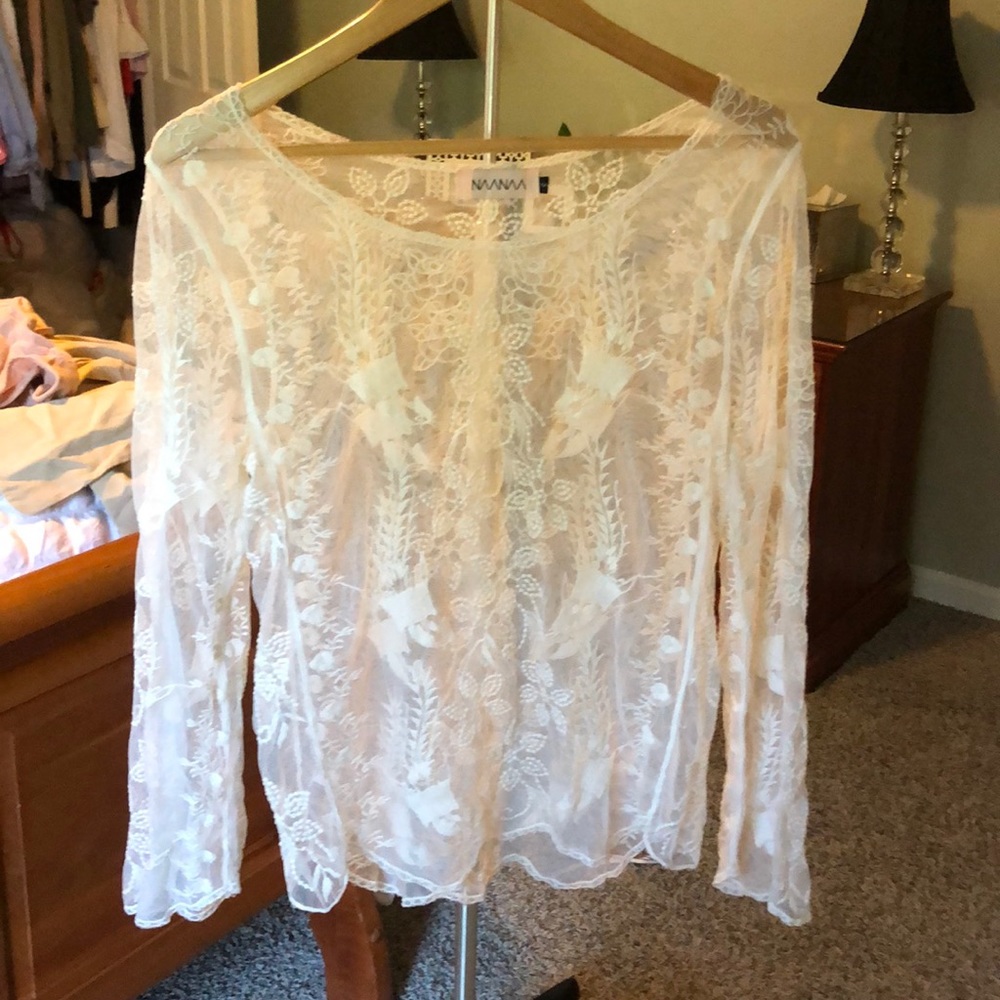 lace long sleeve top